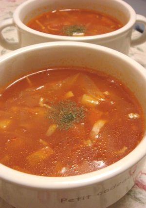 ホテルの味がご家庭で♪簡単ミネストローネ-レシピのメイン写真