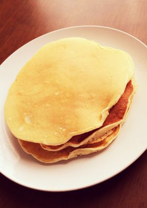 小麦粉で作るヨーグルトパンケーキ-レシピのメイン写真
