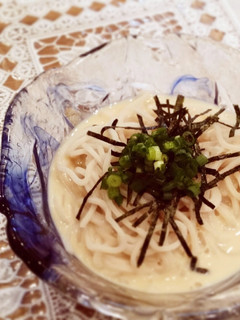 簡単!蕎麦に♡うどんに♡豆乳つゆ-レシピのメイン写真