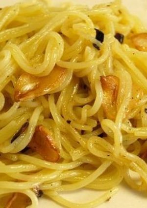 早ゆでパスタでペペロンチーノ-レシピのメイン写真