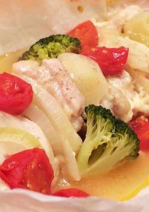 鶏胸肉のホイル焼き-レシピのメイン写真