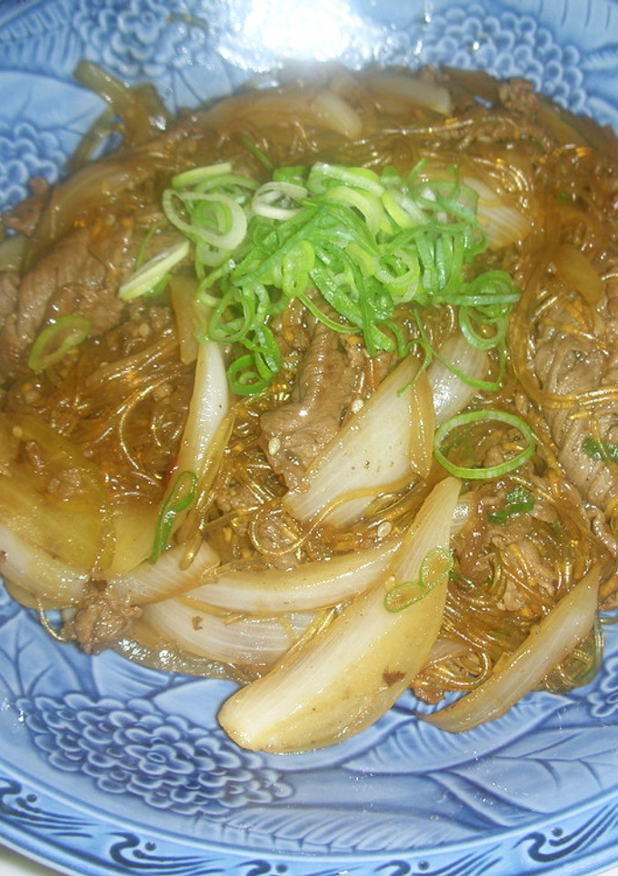簡単！春雨と牛肉の甘辛炒め-レシピのメイン写真