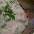 ねばねば♪とろろオクラたらこご飯