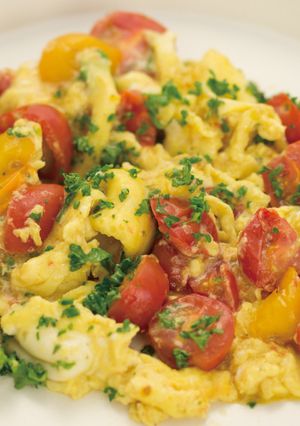 レンジで☆卵とトマトの炒めもの☆デリパン-レシピのメイン写真