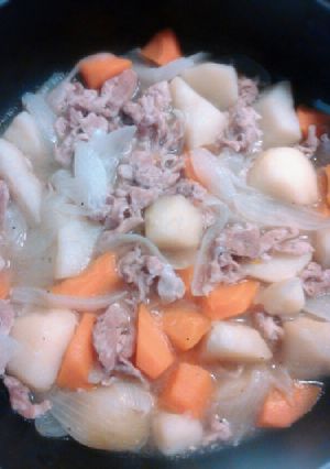 簡単♡ｽﾀﾐﾅ源塩だれで塩肉じゃが♪-レシピのメイン写真
