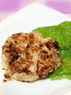 簡単ヘルシー♪豆腐とレンコンハンバーグ♪-レシピのメイン写真