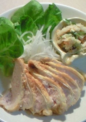 鶏胸肉の焼き漬け韓国風-レシピのメイン写真