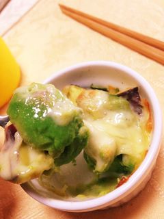 サツマイモとアボカドのチーズ焼き-レシピのメイン写真