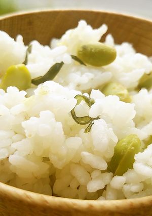 ★炊飯器で炊く★簡単枝豆×昆布ごはん♪-レシピのメイン写真
