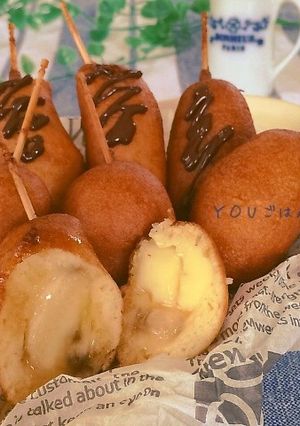 HMで簡単♪アメリカンスイーツドッグ♡-レシピのメイン写真