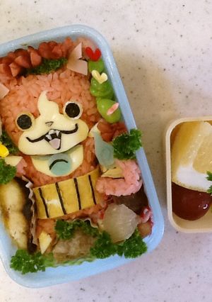 妖怪ウォッチ♪ジバニャンのキャラ弁♪♪-レシピのメイン写真