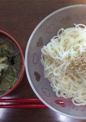 いつもの素麺に飽きたら冷や汁素麺-レシピのメイン写真