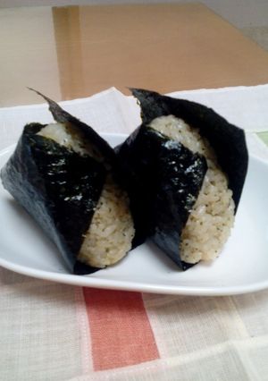 シソの粉の炊き込みご飯-レシピのメイン写真