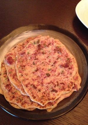 母直伝！！簡単コンビーフパンケーキ-レシピのメイン写真