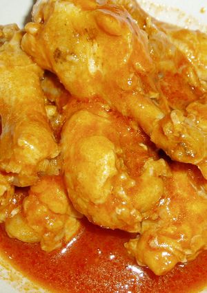 圧力鍋で柔らか鳥手羽元ケチャップ煮-レシピのメイン写真