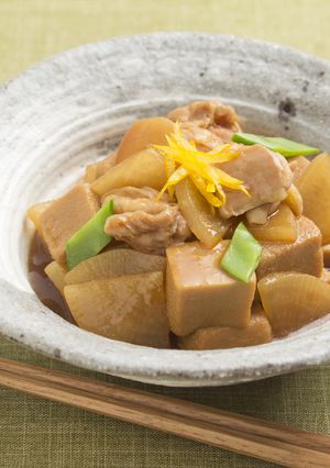 鶏肉と大根とこうや豆腐の照り煮-レシピのメイン写真