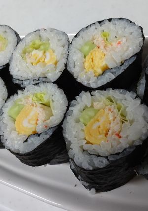 カニ缶でサラダ巻き-レシピのメイン写真