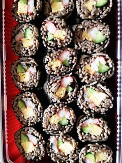 蕎麦 巻き寿司-レシピのメイン写真