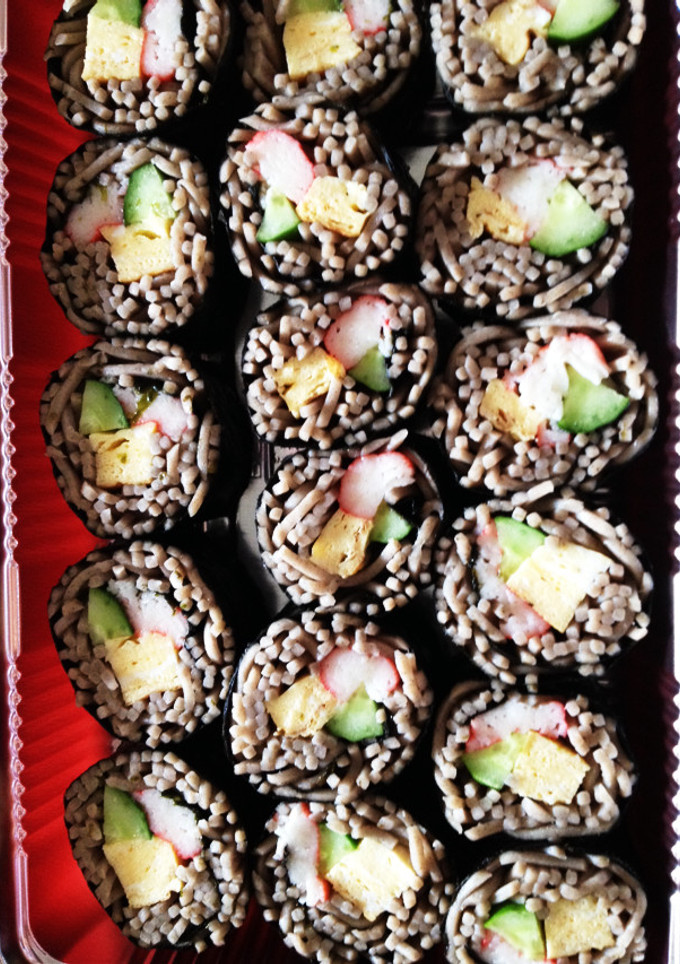 蕎麦 巻き寿司-レシピのメイン写真