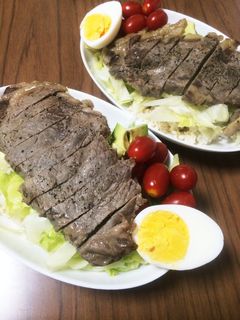 男子歓喜♪ステーキ丼・丼・どぉ〜ん!!!-レシピのメイン写真