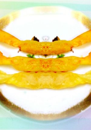 春巻きの皮で簡単!ももコンポートデザート-レシピのメイン写真