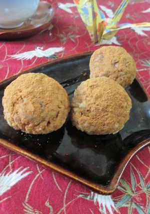 金時豆で✿高野豆腐のヘルシー饅頭②-レシピのメイン写真
