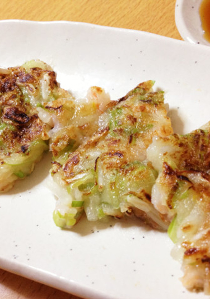 もやしとエビのモチモチ焼き-レシピのメイン写真