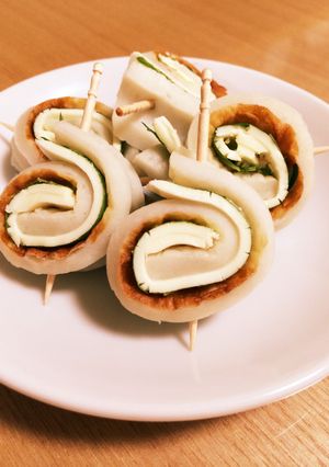 竹輪とチーズのクルクル巻き-レシピのメイン写真
