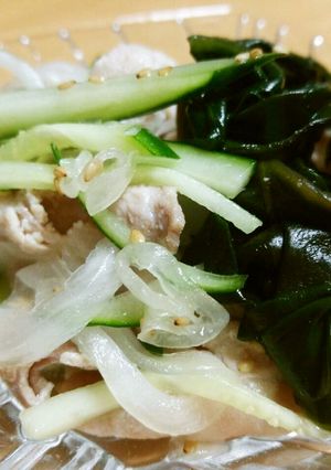 暑い夏に！おかわかめの冷しゃぶ-レシピのメイン写真