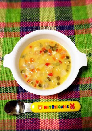 離乳食完了期♡具沢山クリームスープ-レシピのメイン写真