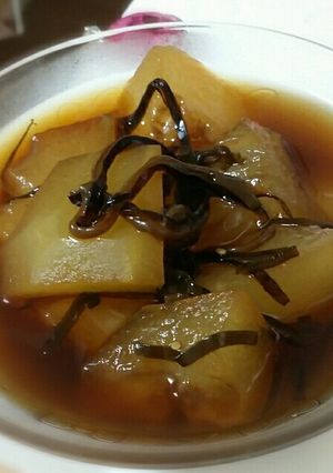 昆布の佃煮で冬瓜の煮物-レシピのメイン写真