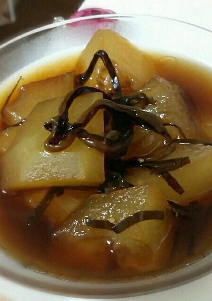 昆布の佃煮で冬瓜の煮物-レシピのメイン写真