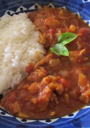 簡単！あっさり、ヘルシーなトマトカレー-レシピのメイン写真