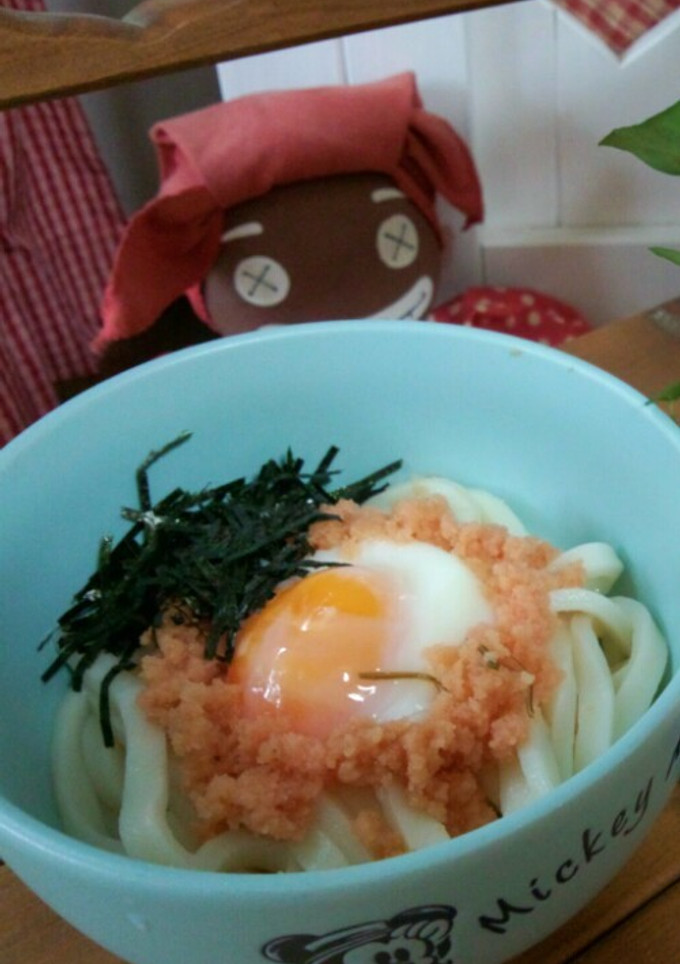 たらこめんたいうどん♡-レシピのメイン写真