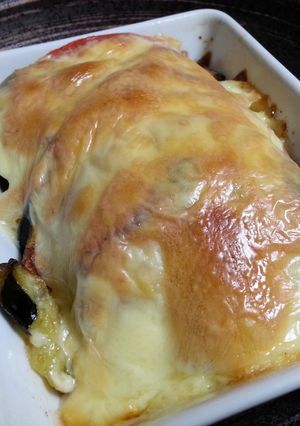 ナスとトマトのマヨチーズ焼き-レシピのメイン写真