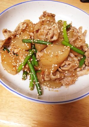 豚肉と大根の香味炒め-レシピのメイン写真