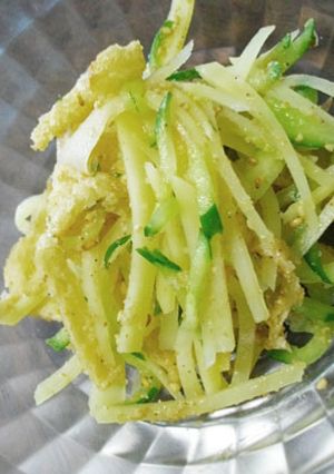 節約簡単！　シャキシャキポテトの酢の物-レシピのメイン写真