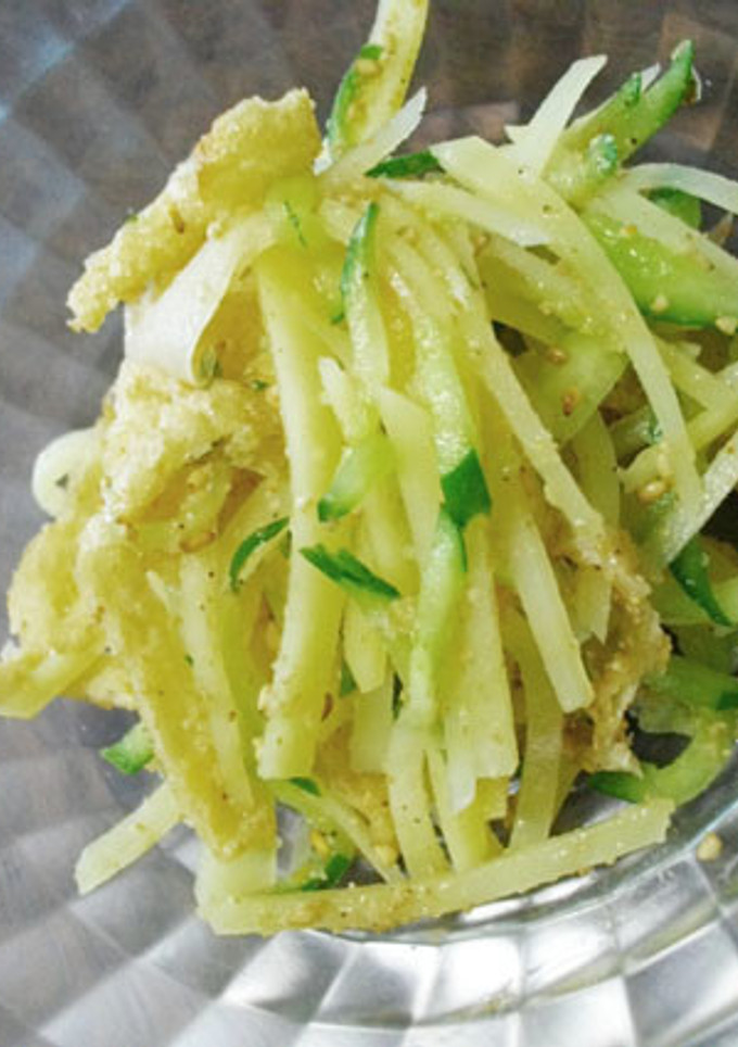 節約簡単！　シャキシャキポテトの酢の物-レシピのメイン写真