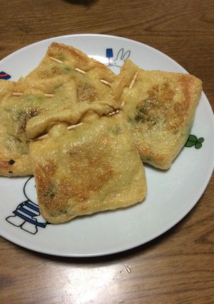 油揚げのネギ詰め-レシピのメイン写真