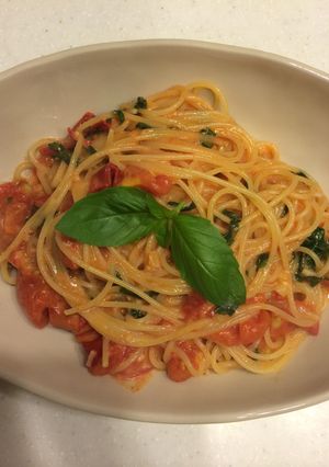 トマトとモッツァレラチーズのパスタ-レシピのメイン写真