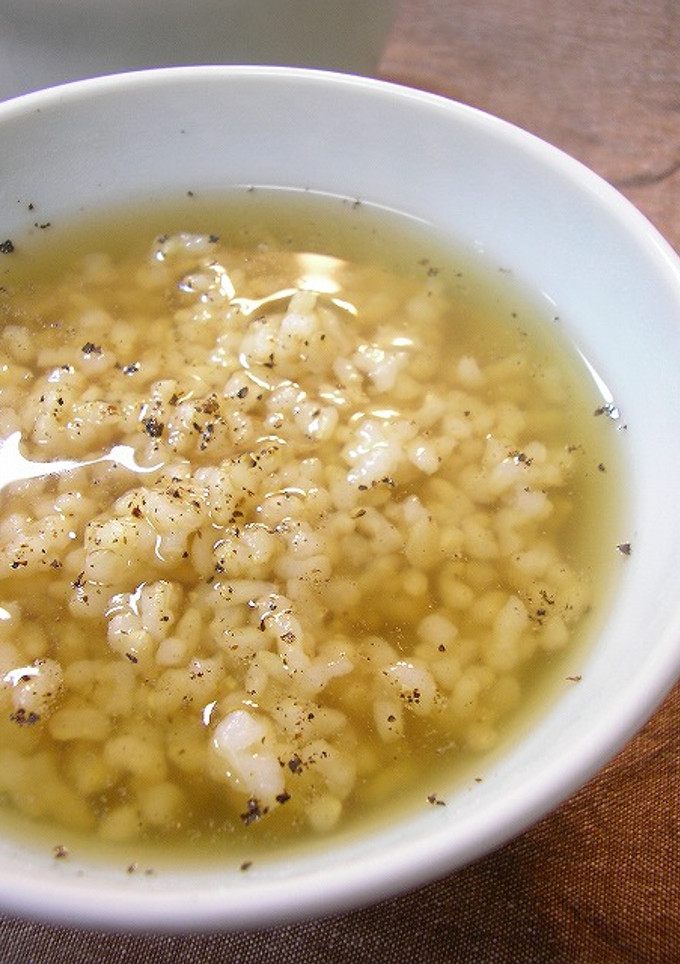 お酒を飲んだ後の〆に食べたい♪胡椒飯-レシピのメイン写真