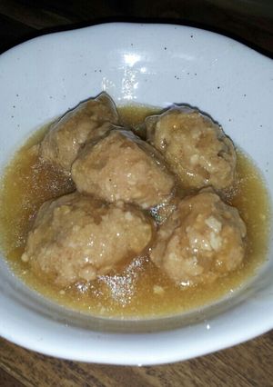 甘くてふわふわ肉団子-レシピのメイン写真