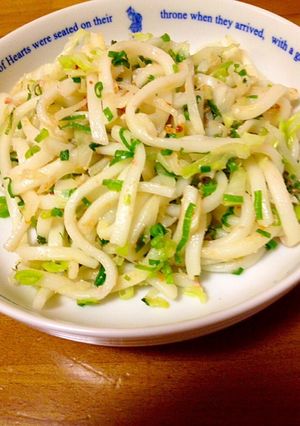 簡単塩麹で焼きうどん-レシピのメイン写真
