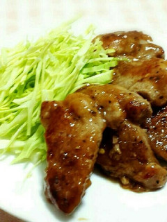 食欲増進!サッパリ豚肉の甘酢焼き♪-レシピのメイン写真