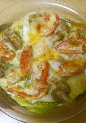 鶏肉と野菜のチーズ焼き-レシピのメイン写真