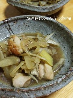 スピード煮物☆鶏ごぼうのしゃきしゃき煮-レシピのメイン写真