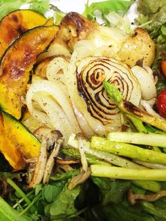 魚焼きグリルで簡単!グリル野菜サラダ-レシピのメイン写真