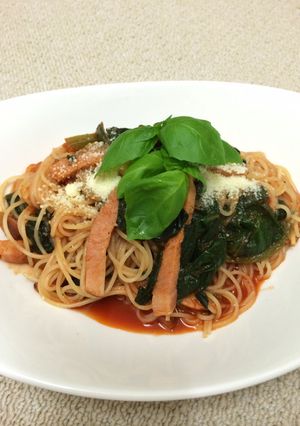 トマトジュースでパスタ-レシピのメイン写真
