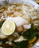 お家でさっぱり すだち おろしの うどん