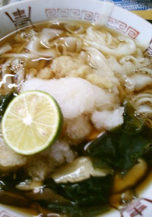 お家でさっぱり すだち おろしの うどん-レシピのメイン写真